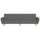 Schlafsofa 2-Sitzer Stoff