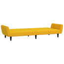 Schlafsofa 2-Sitzer Samt