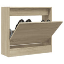 Schuhschrank Sonoma-Eiche 60X21X87,5 Cm Holzwerkstoff Sonoma Eiche