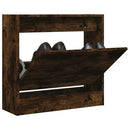 Schuhschrank 60X34X63,5 Cm Holzwerkstoff Räuchereiche