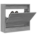 Schuhschrank Holzwerkstoff Grau Sonoma