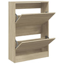 Schuhschrank Sonoma-Eiche 60X21X87,5 Cm Holzwerkstoff Sonoma Eiche
