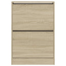 Schuhschrank Sonoma-Eiche 60X21X87,5 Cm Holzwerkstoff Sonoma Eiche