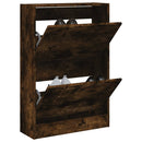 Schuhschrank 60X34X63,5 Cm Holzwerkstoff Räuchereiche