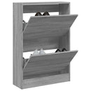 Schuhschrank Holzwerkstoff Grau Sonoma