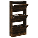 Schuhschrank 60X34X63,5 Cm Holzwerkstoff Räuchereiche