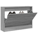 Schuhschrank Holzwerkstoff Grau Sonoma
