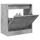 Schuhschrank Holzwerkstoff Betongrau