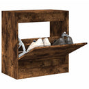 Schuhschrank 60X34X63,5 Cm Holzwerkstoff Räuchereiche