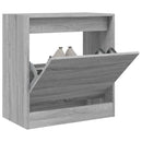 Schuhschrank Holzwerkstoff Grau Sonoma