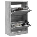 Schuhschrank Holzwerkstoff Grau Sonoma