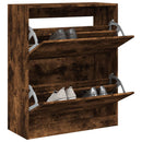 Schuhschrank 60X34X63,5 Cm Holzwerkstoff Räuchereiche