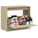 Schuhschrank Sonoma-Eiche 60X21X87,5 Cm Holzwerkstoff Sonoma Eiche