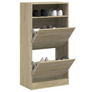 Schuhschrank 60X34X116 Cm Holzwerkstoff