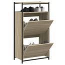Schuhschrank 60X34X112 Cm Holzwerkstoff