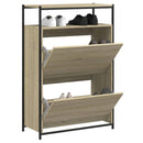 Schuhschrank 60X34X112 Cm Holzwerkstoff