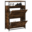 Schuhschrank 60X34X112 Cm Holzwerkstoff