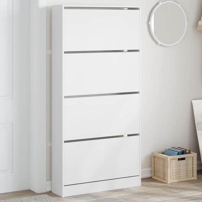 Schuhschrank Holzwerkstoff Weiß