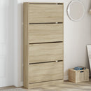 Schuhschrank Sonoma-Eiche 60X21X87,5 Cm Holzwerkstoff Sonoma Eiche