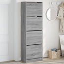 Schuhschrank Holzwerkstoff Grau Sonoma