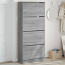 Schuhschrank Holzwerkstoff Grau Sonoma