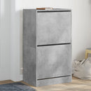 Schuhschrank Holzwerkstoff Betongrau