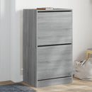 Schuhschrank Holzwerkstoff Grau Sonoma