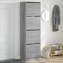 Schuhschrank Holzwerkstoff Grau Sonoma