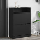 Schuhschrank 60X34X116 Cm Holzwerkstoff