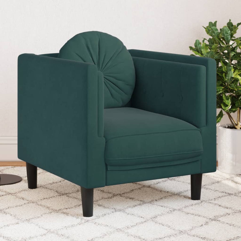 Sessel Mit Kissen Samt