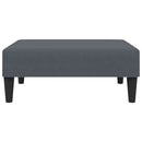 Schlafsofa 2-Sitzer Mit Kissen Und Fußhocker Samt