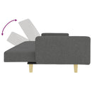Schlafsofa 2-Sitzer Mit Fußhocker Stoff