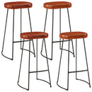 5-Tlg. Bar-Set Raues Mangoholz Und Metall Sonoma Eiche