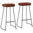 3-Tlg. Bar-Set Raues Mangoholz Und Metall Sonoma Eiche