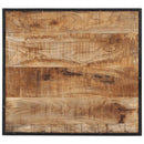 3-Tlg. Bar-Set Raues Mangoholz Und Metall Sonoma Eiche