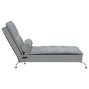 Massage-Chaiselongue Mit Nackenrolle Stoff