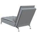 Massage-Chaiselongue Mit Nackenrolle Stoff