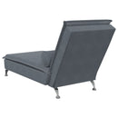Massage-Chaiselongue Mit Nackenrolle Samt
