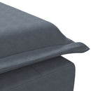 Massage-Chaiselongue Mit Nackenrolle Samt