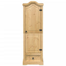 Kleiderschrank Corona 55X52X170 Cm Massivholz Kiefer