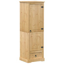 Kleiderschrank Corona 55X50X170 Cm Massivholz Kiefer