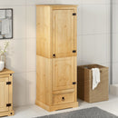 Kleiderschrank Corona 55X50X170 Cm Massivholz Kiefer