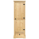 Kleiderschrank Corona 55X50X170 Cm Massivholz Kiefer