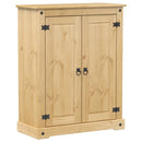 Schuhschrank Corona 86X38,5X108 Cm Massivholz Kiefer