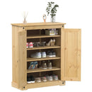 Schuhschrank Corona 86X38,5X108 Cm Massivholz Kiefer