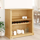 Weinschrank Corona 107,5X51X105,5 Cm Massivholz Kiefer