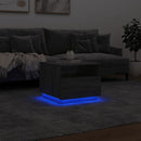 Couchtisch Mit Led-Leuchten 50X49X40 Cm