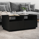 Couchtisch Mit Led-Leuchten 50X49X40 Cm