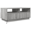 Couchtisch Mit Led-Leuchten Grau-Sonoma 90X49X40 Cm