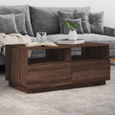 Couchtisch Mit Led-Leuchten 50X49X40 Cm